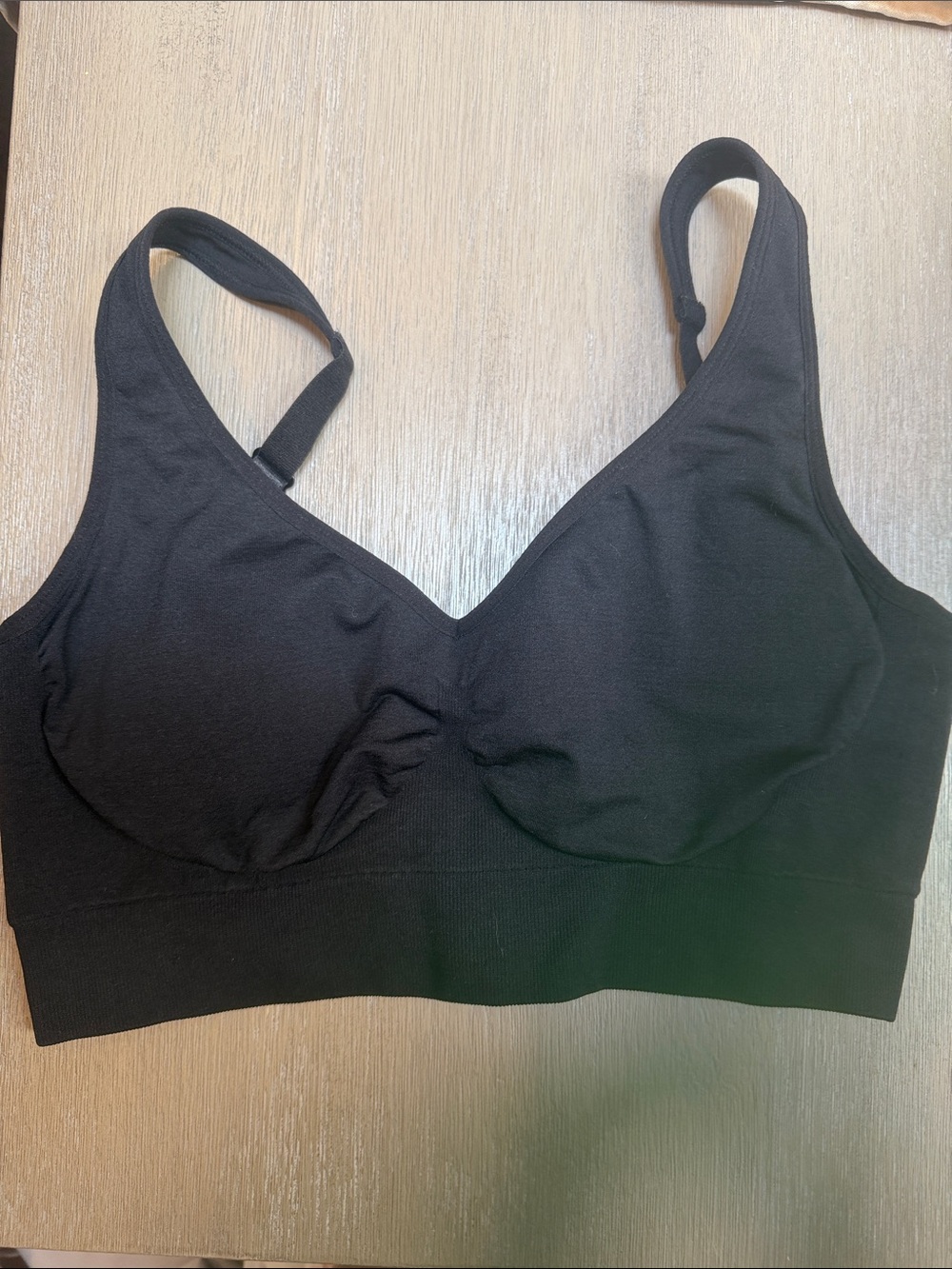 Comfort Stretch Wireless Bra - Black